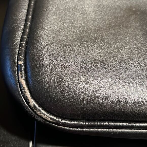 Brahmin Vintage Black Leather Crossbody Handbag Purse - Picture 13 of 14